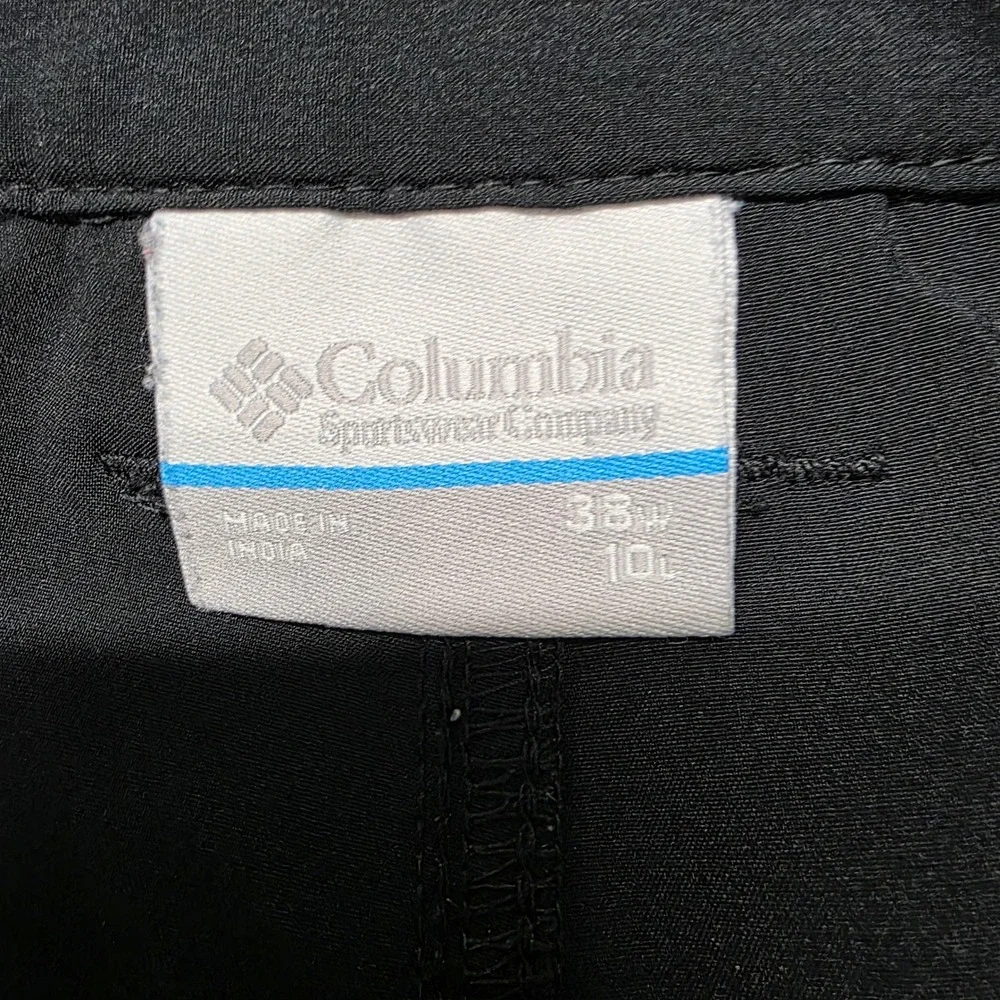 Columbia PFG Mens Black Fishing Shorts Terminal Tackle‎ 38W 10L FM1028